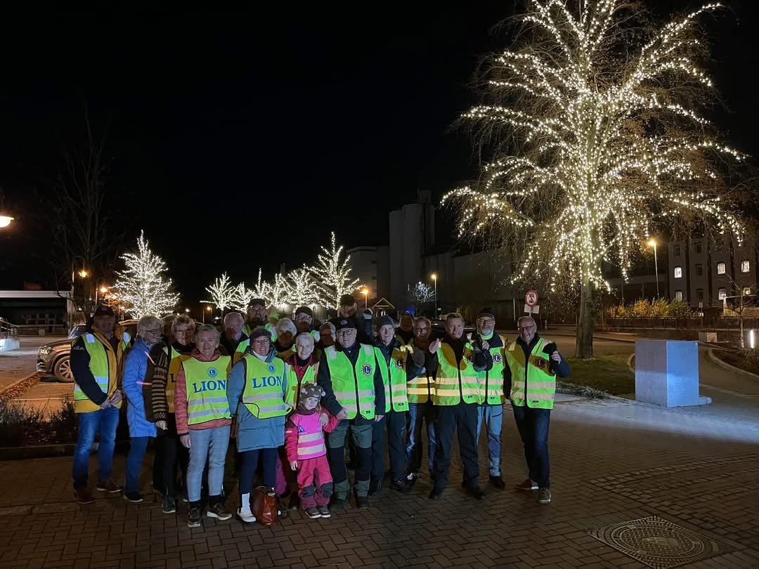 Lions Verdal lyser opp sentrum